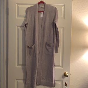 Cardigan sweater duster